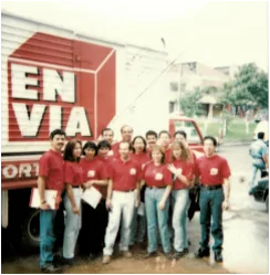 Primer equipo de envía en 1996