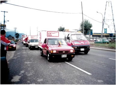 Primeros carros de reparto de envía